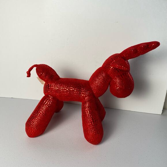 Dan Dee Red Reindeer Balloon Animal Plush Holiday Christmas Sparkle Shimmer 14" - Picture 3 of 11